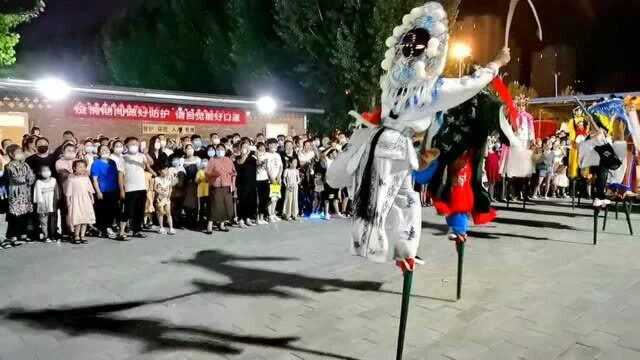 胜芳公议老高跷庆五一,全程无剪辑无配音,原汁原味的乡村风味!