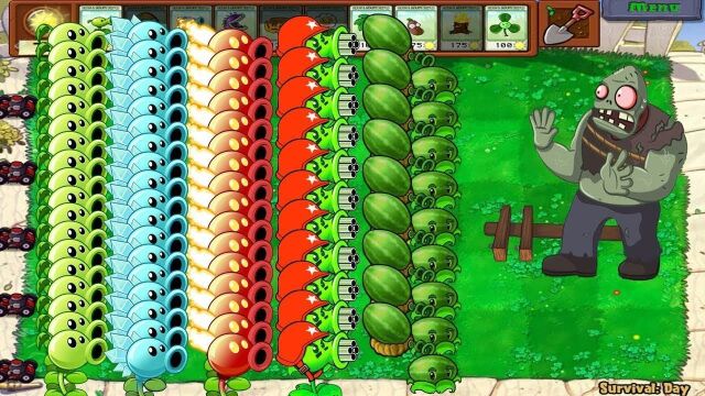 植物大战僵尸:全豌豆PvZ vs僵尸