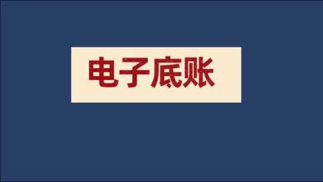 揭秘税务征管的“杀手锏”“千里眼”——电子底账