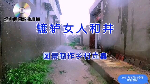 2021年河南长葛市乡村下的倾盆大雨