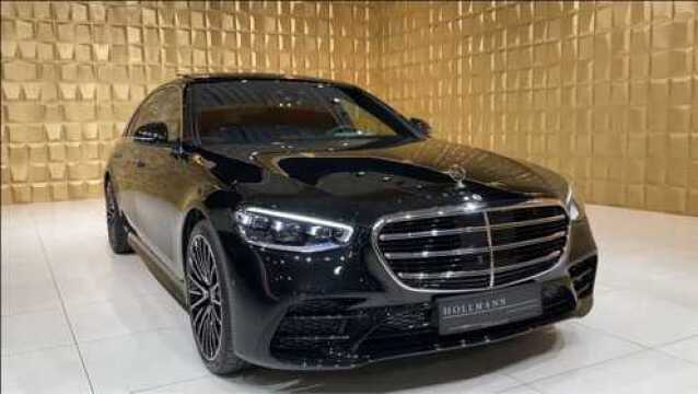 新车展示,高清实拍2021款奔驰S500L,太漂亮了!