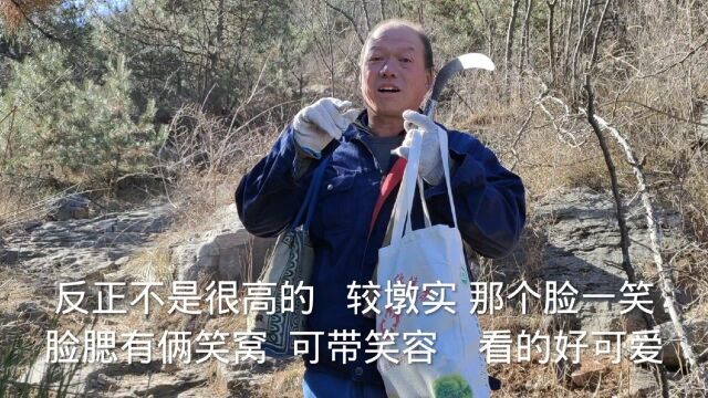 农村大爷徒步山坡,情不自禁忆念起一个心中难忘的人,咋回事呢?