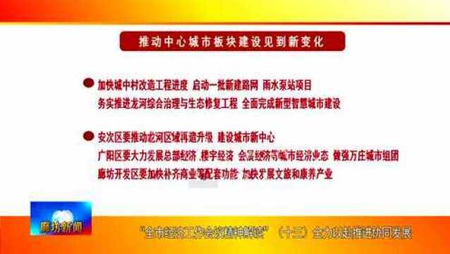 广电关注 | “全市经济工作会议精神解读”(十三)全力以赴推进协同发展