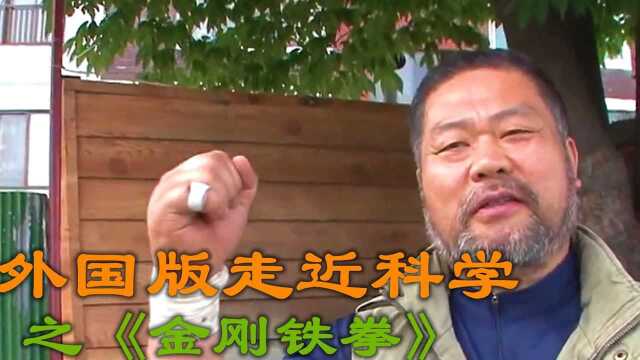 外国版走近科学,大叔练就金刚铁拳,无坚不摧