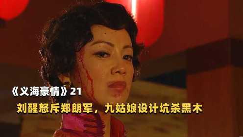 《义海豪情》21：刘醒怒斥郑朗军，九姑娘设计坑杀黑木