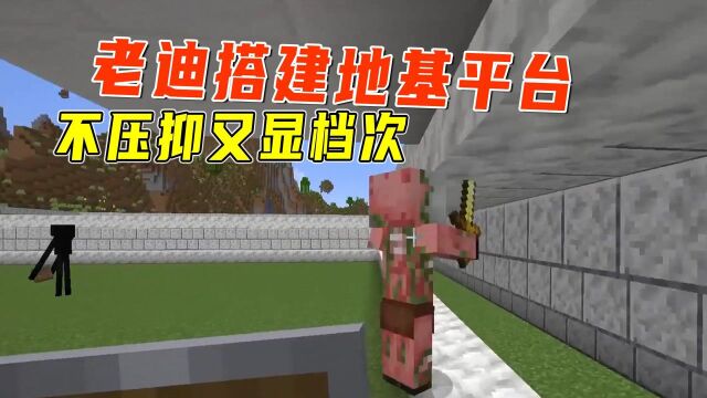 1.18生存47:多种材料混合,老迪搭建地基平台,不压抑又显档次