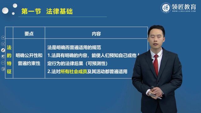 2022年初级会计职称备考:法的特征