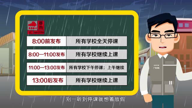 暴雨预警!翁源、新丰中小学停课两天