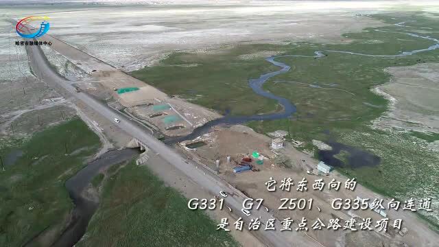 G575老爷庙口岸至巴里坤公路:穿越湿地草原的“低碳公路”