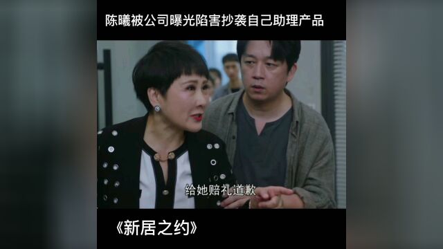 陈曦被公司诬陷抄袭自己助理设计图