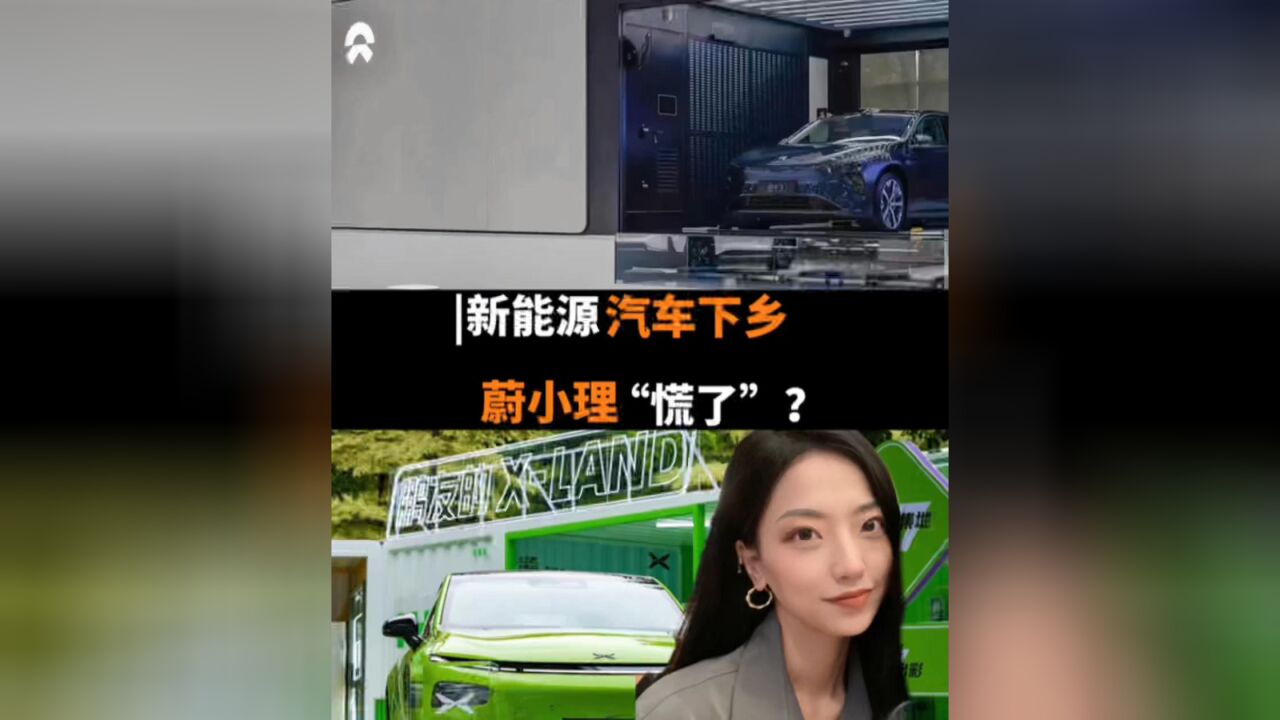 新能源汽车下乡,蔚小理“慌了”?