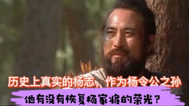 历史上真实的杨志,作为杨令公之孙,他有没有恢复杨家将的荣光?