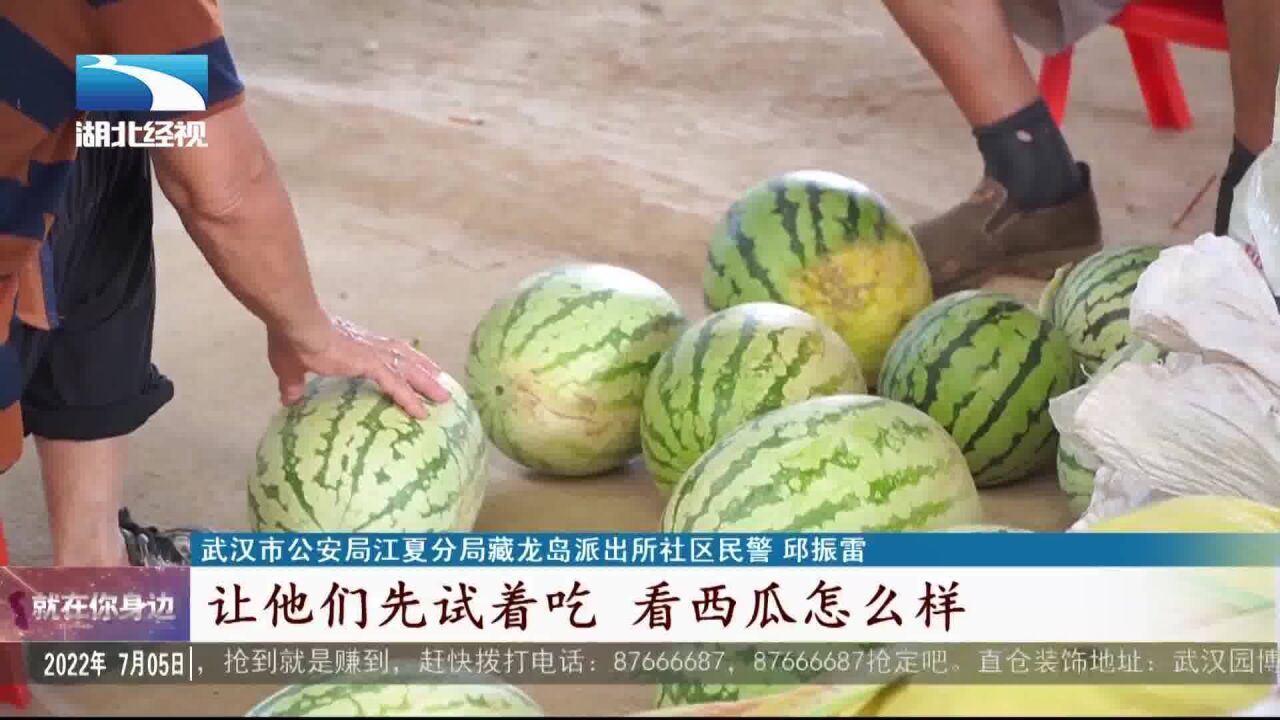 种瓜婆婆要夸他:保平安还帮卖瓜