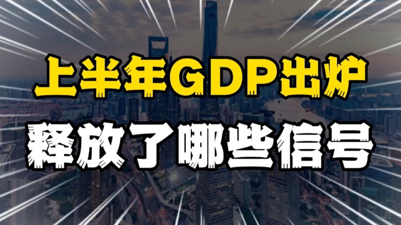 上半年GDP数据出炉,灵活就业人口超2亿,该如何解读?