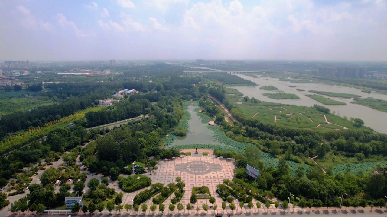 濮阳市金堤河国家湿地公园美丽美景,游玩纳凉的好去处