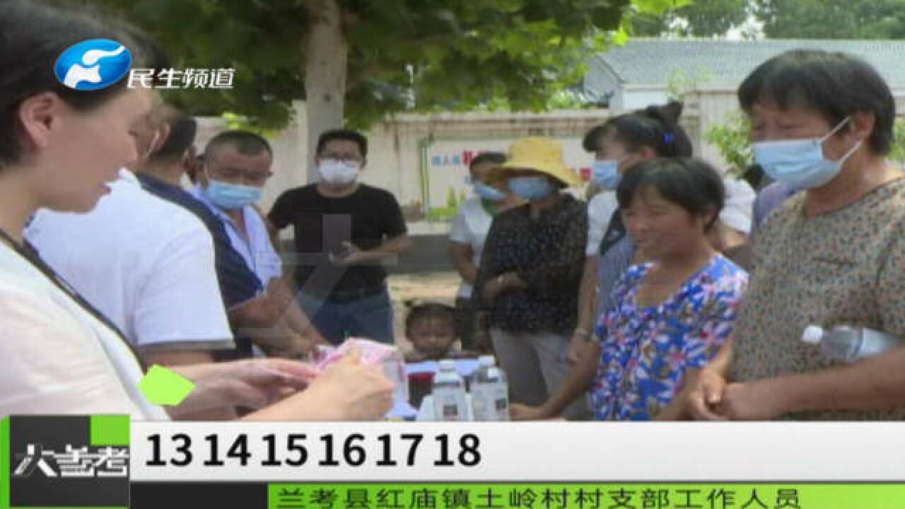 实现土地高效运转!兰考土岭村村民喜获累计2000多万元土地托管分红