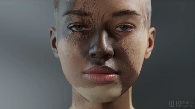 Blender高精度皮肤纹理高清贴图(1K.4K.8K)