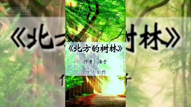 北方的树林#创作灵感 #原声作品 #朗诵 #朗读爱好者 #正能量