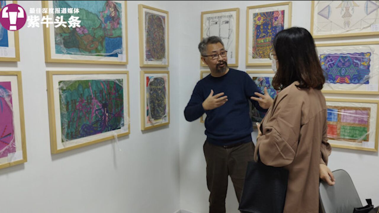 精神疾病患者办画展, 8005000元一张画你会买吗?