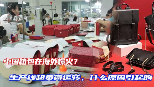 中国箱包在海外爆火?生产线超负荷运转,什么原因引起的