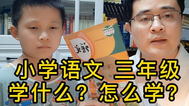 小学语文三年级学什么?怎么学?