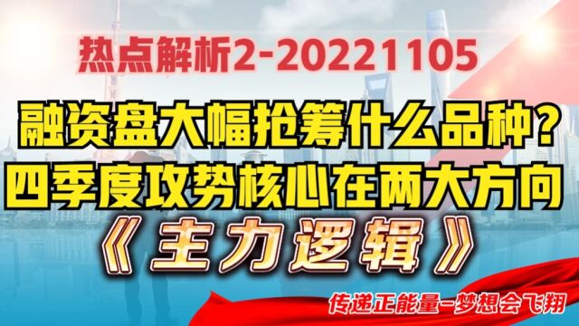 热点解析2罕见!融资盘当日净买入735亿,四季度锁定两大方向!