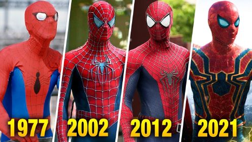 蜘蛛侠的演变史（1977-2021），你最喜欢谁扮演彼得.帕克？