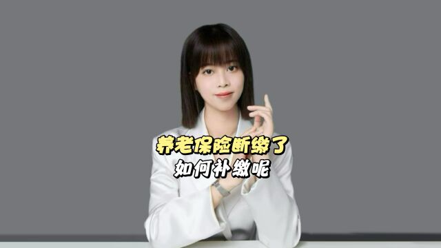 退休人员养老保险断缴了该如何补缴?