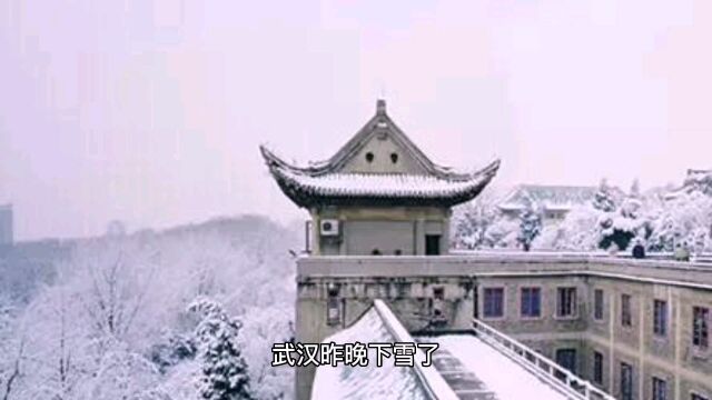 武汉下雪了!