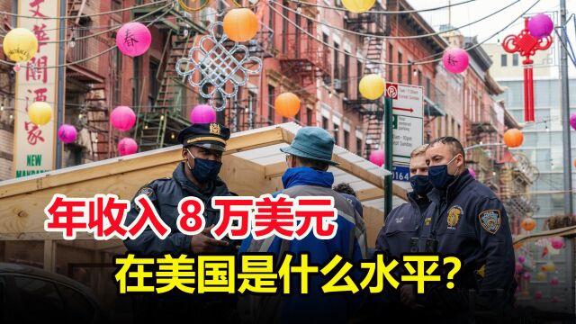 年收入80000美元的华人,在美国是什么水平?看看差距有多大