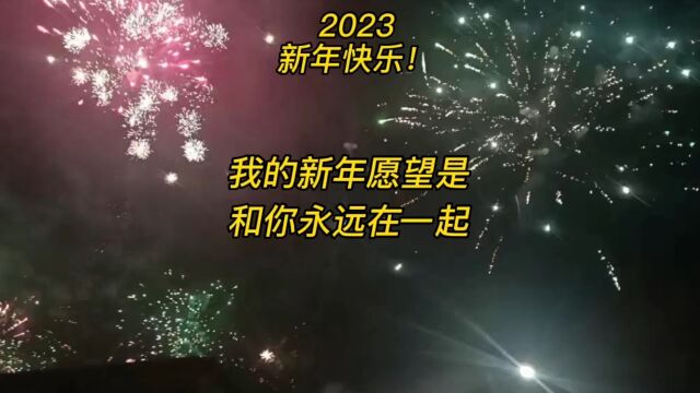 2023新年愿望:和你永远在一起