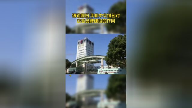 银轮股份.手机中文域名对企业品牌建设的作用