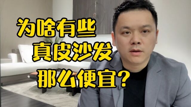 网购真皮沙发为什么那么便宜,业内人士为你分析原因,恍然大悟