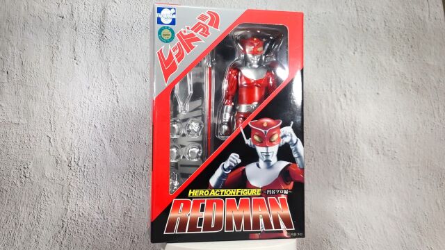 热爱和平!红色痰盂头恶魔!冷门特摄 Hero Action Figure HAF系列 RedMan 红超人