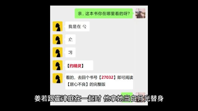 《居心不良》姜若霍津庭小说全文在线阅读【无删减版】