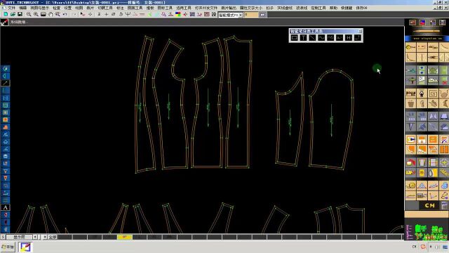 服装设计ET制版软件右侧第一组纽扣等工具应用教程.服装设计爱好者,请观看服装设计CAD软件视频授课,其是服装结构设计制版、打版、包括服装裁剪...