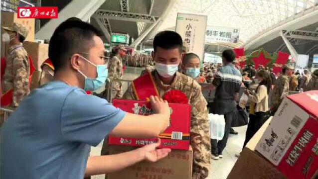 “兵”至如归!广州市军供站为新兵运输提供“亲情化”服务