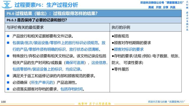 223 6.6.3 记录和放行 VDA6.3过程审核 质量管理