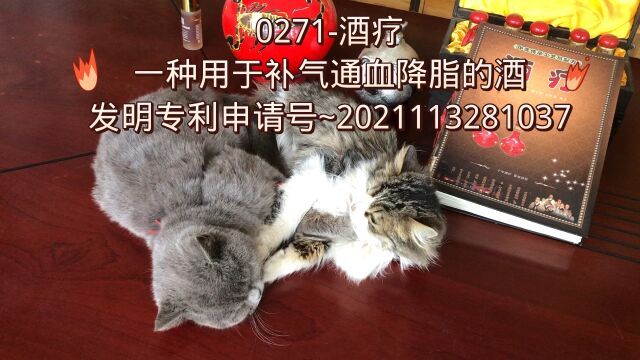 0271酒疗:一种用于补气通血降脂的酒(发明专利申请号~2021113281037)