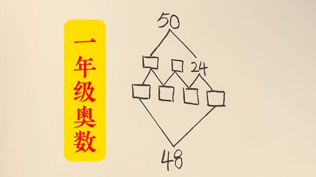 一年级奥数:数字分解与组成