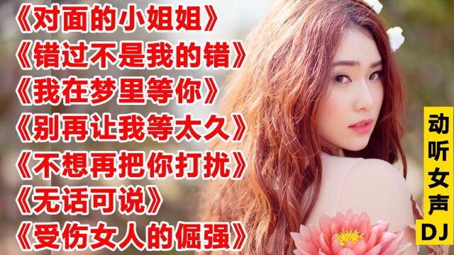 动听女声DJ《对面的小姐姐》《我在梦里等你》《别再让我等太久》