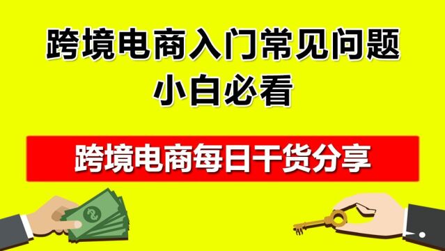 4.跨境电商入门常见问题,小白必看