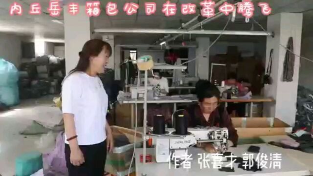 中国内丘岳丰箱包有限公司总经理内丘县优秀人大代表宁建芬安排农民工百余名使农民增收作者:新华社签约摄影师张喜才