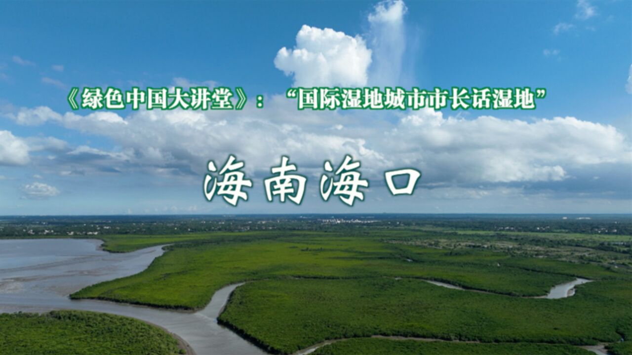 国际湿地城市市长话湿地——海南海口