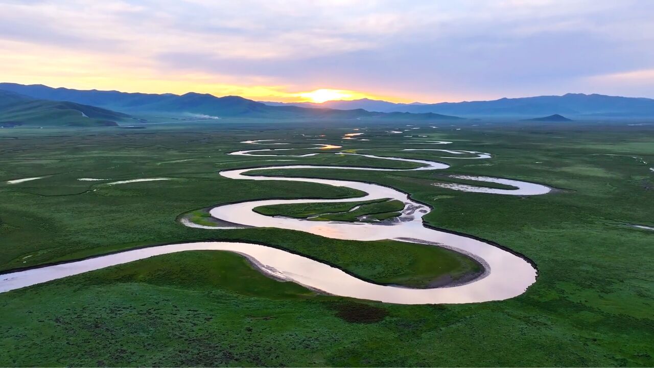 中国最美草原湿地!1分钟看甘肃阿万仓湿地草原美景