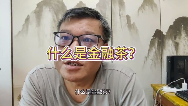 什么是金融茶?一,越陈越好,二,广东市场,三,装逼专用