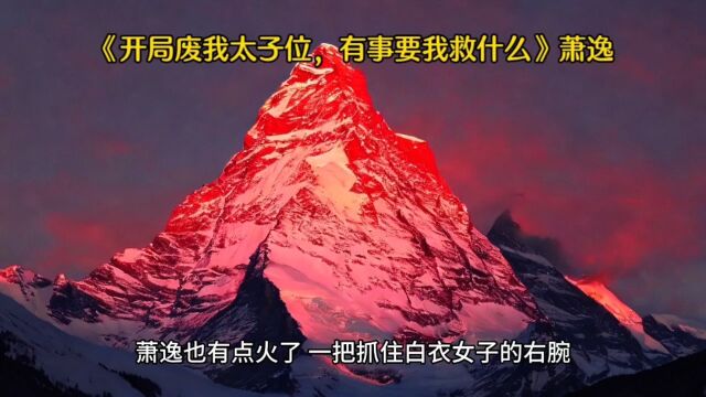 《开局废我太子位,有事要我救什么》萧逸全文免费阅读○【完结版】