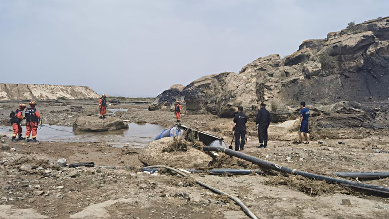 甘肃白银山洪已致4死1失联,均系当地村民,气象台曾发雷雨大风黄色预警