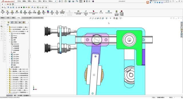 #机械设计 #非标自动化 #连杆机构 #solidworks教学