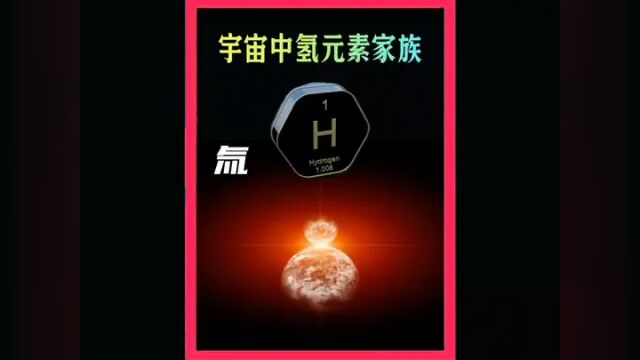 宇宙中氢元素家族中老三氚核的组成#宇宙星系科普 #氚 #日本核废水入海 #日本核废水